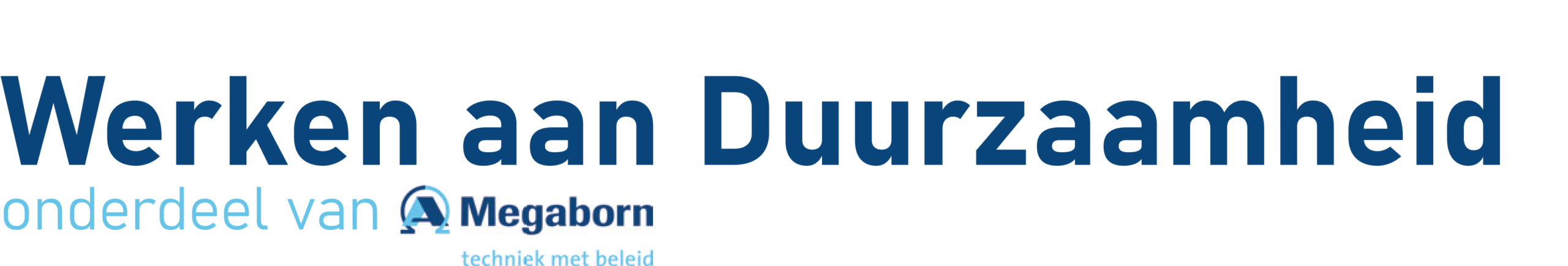 Werken aan Duurzaamheid